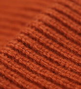 Wool Beanie - Burnt Orange